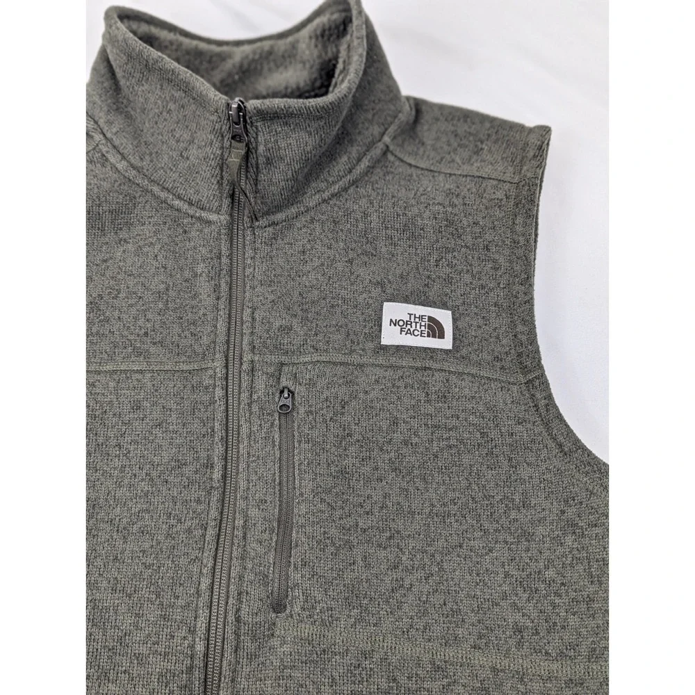 The North Face Vest Mens Large LG Gordon Lyons Fleece Full Zip Hiking Outdoor